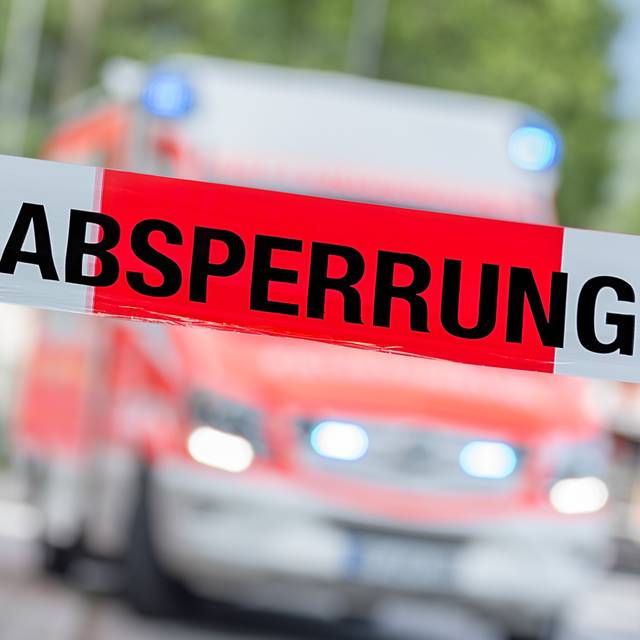 Polizeiabsperrung