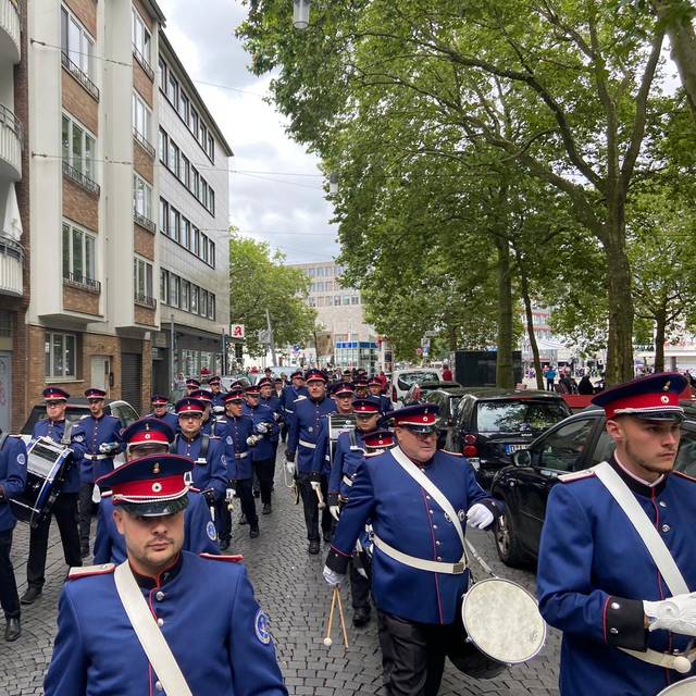 Ein Bild des Artillerie Fanfarencorps Oberbilk.