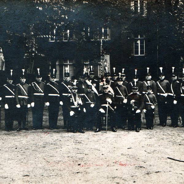 Ein weiteres historisches Gruppenbild des Artillerie Corps Oberbilk.