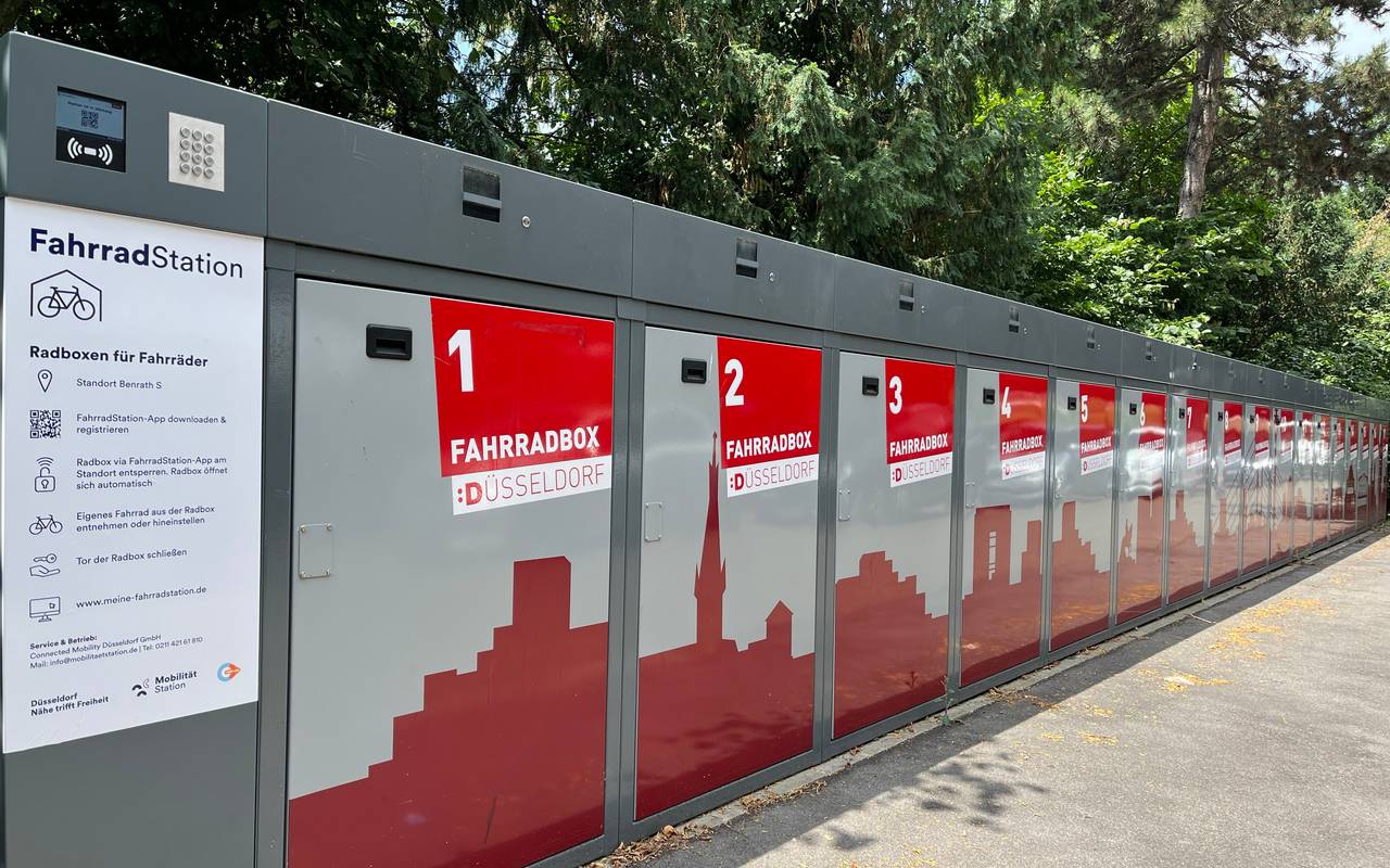 Fahrradstationen der Landeshauptstadt Düsseldorf.