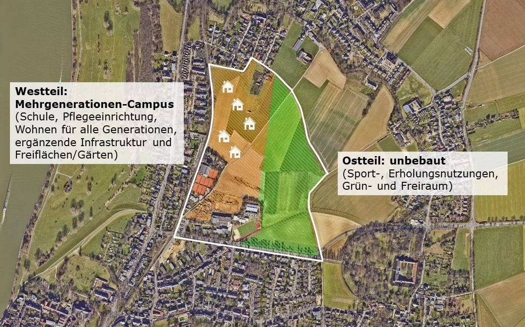 Gelände "Nördlich Kalkumer Schlossallee"