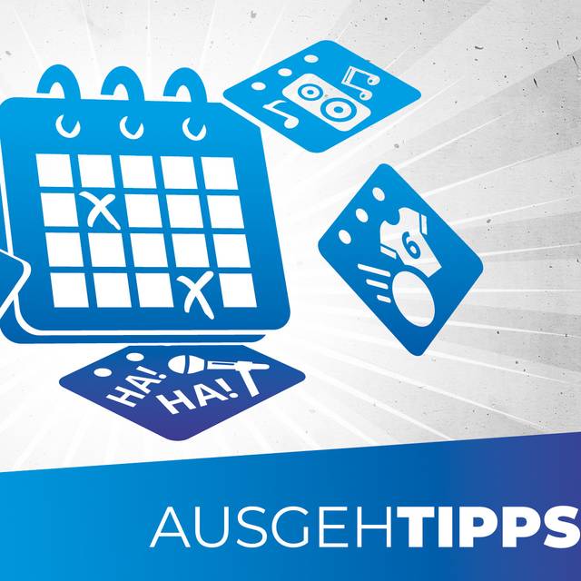 Eine Info-Grafik zu den Ausgehtipps von Antenne Düsseldorf.