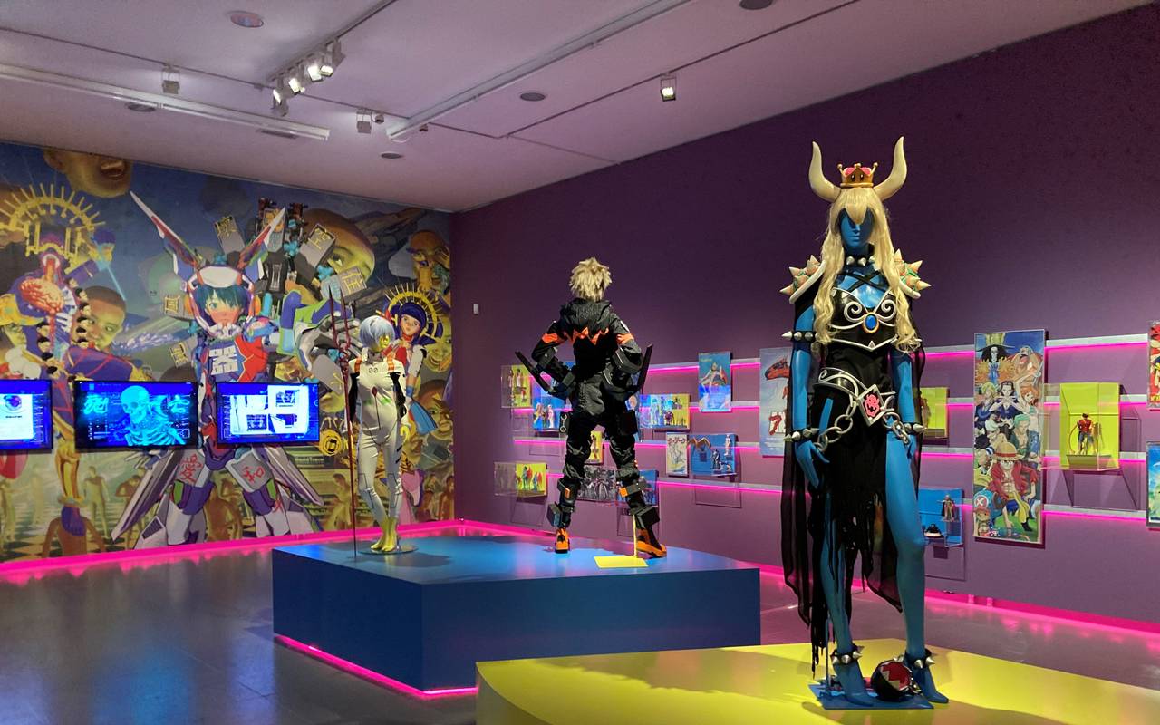 Ein Einblick in die Ausstellung "Superheroes" im NRW-Forum.