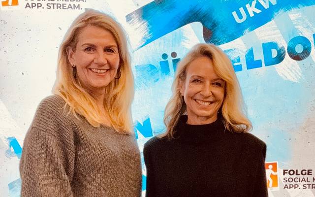 Claudia Monréal mit Bestsellerautorin Anna Kupka