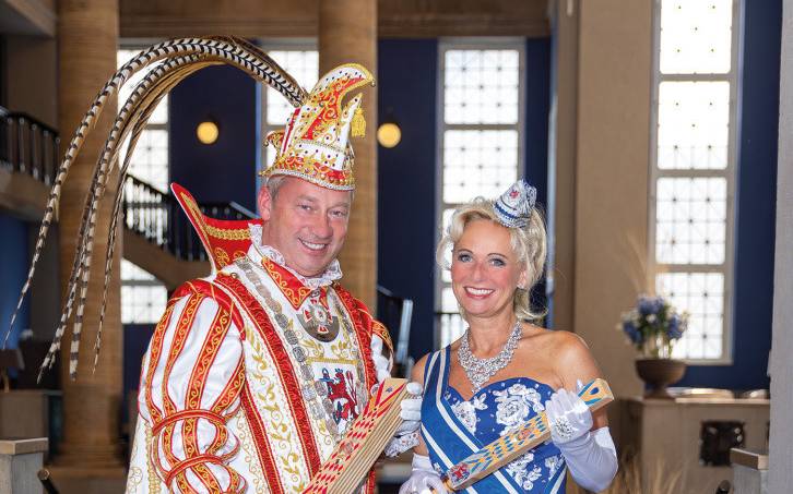 Das Düsseldorfer Prinzenpaar 2024/2025 Prinz Andreas I. & Venetia Evelyn.