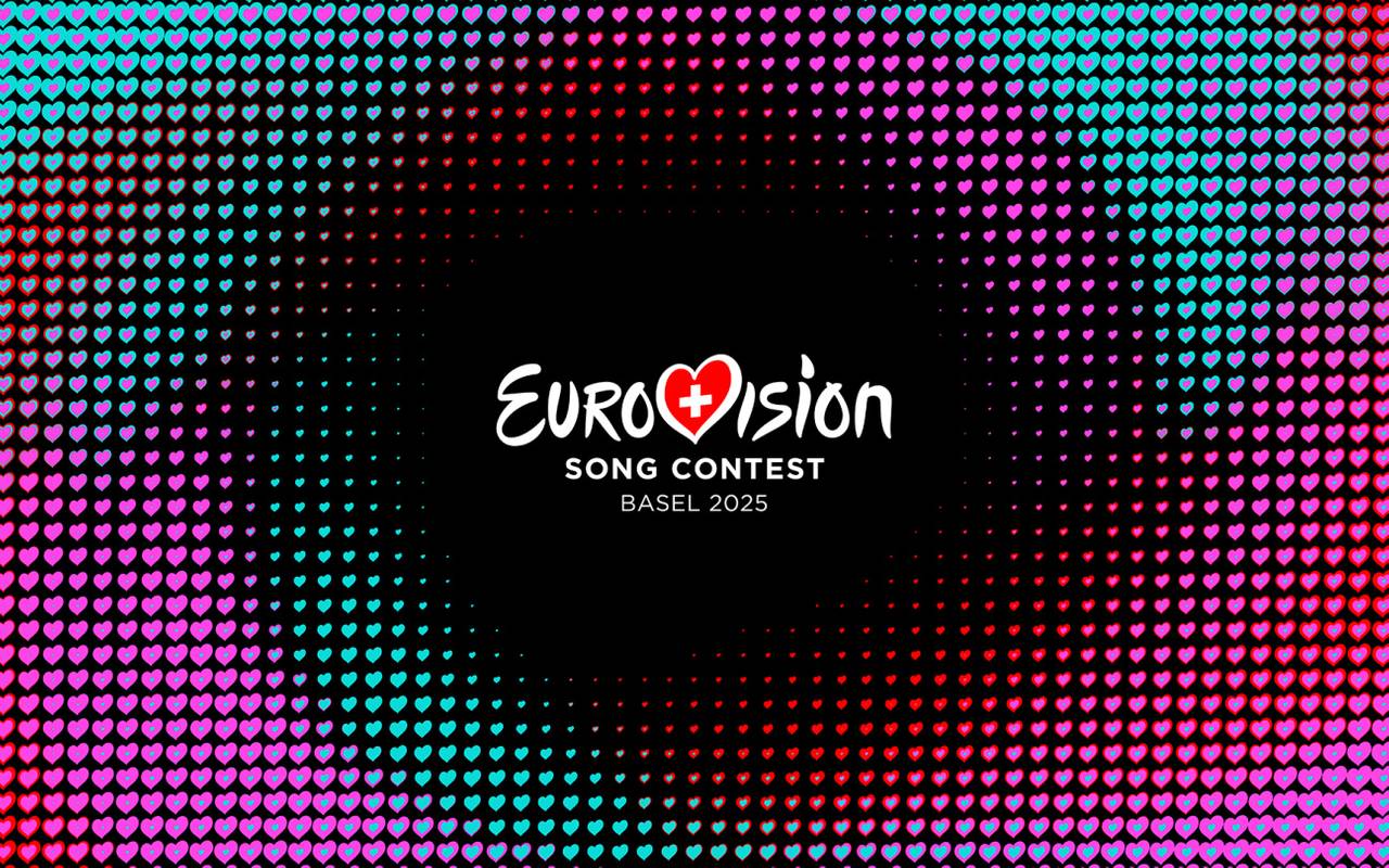 Das Logo des Eurovision Song Contest 2025 in Basel
