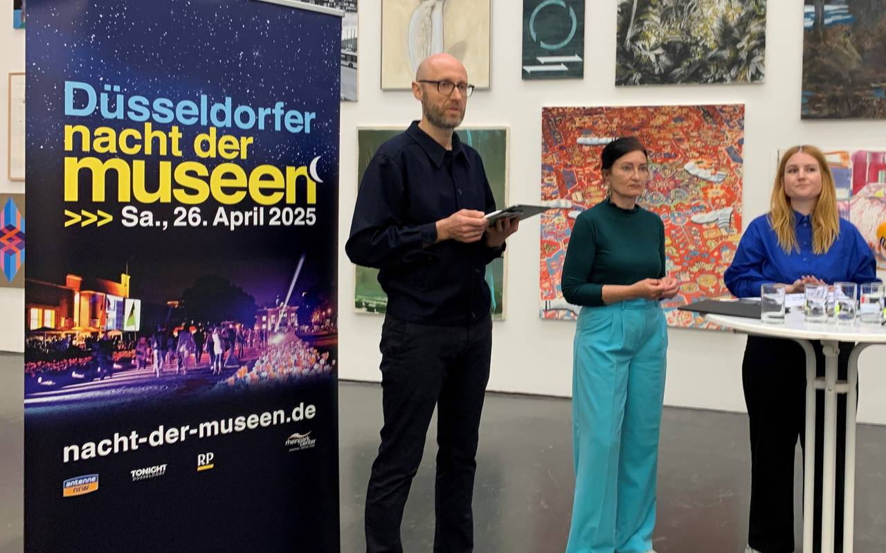 Pressekonferenz für die Nacht der Museen; unter anderem mit Kulturdezernentin Miriam Koch.