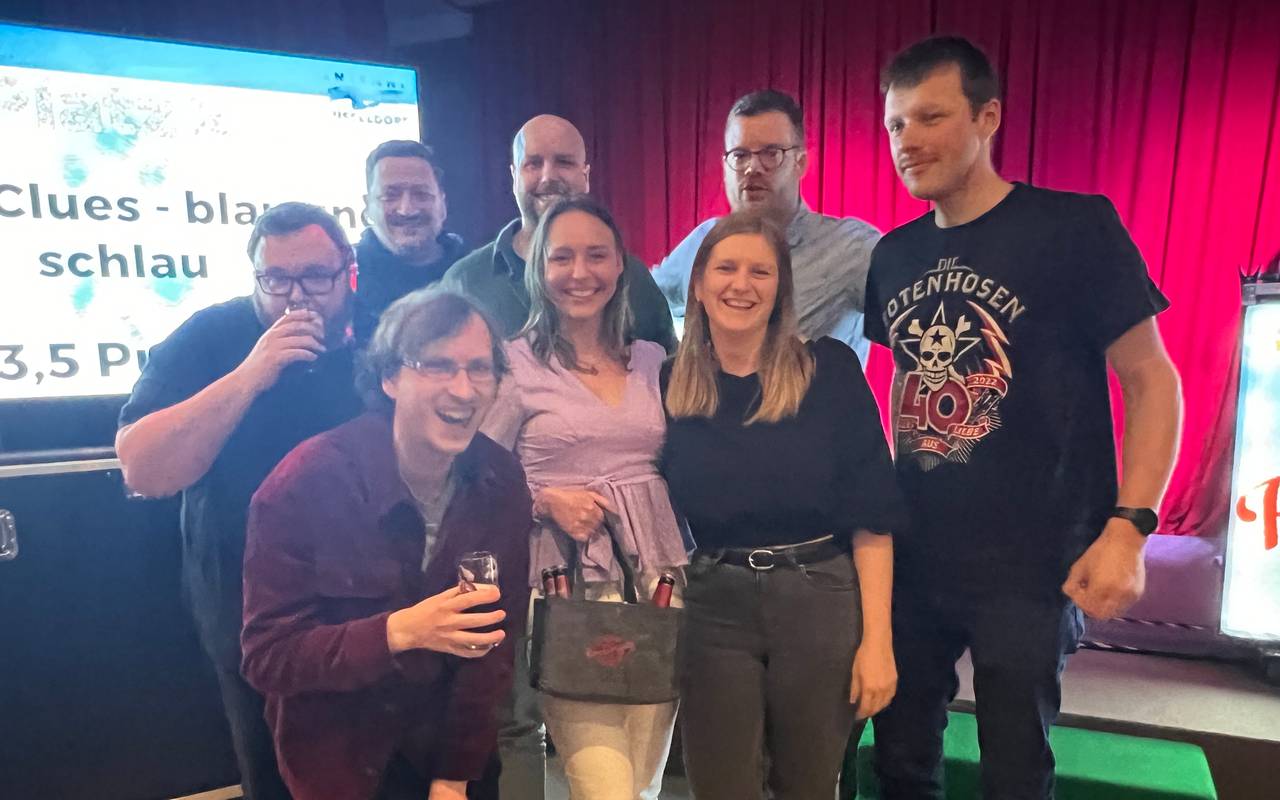 Platz 2 beim Antenne-Düsseldorf-Kneipenquiz Vol. 6 - Blue's Clues - blau und schlau