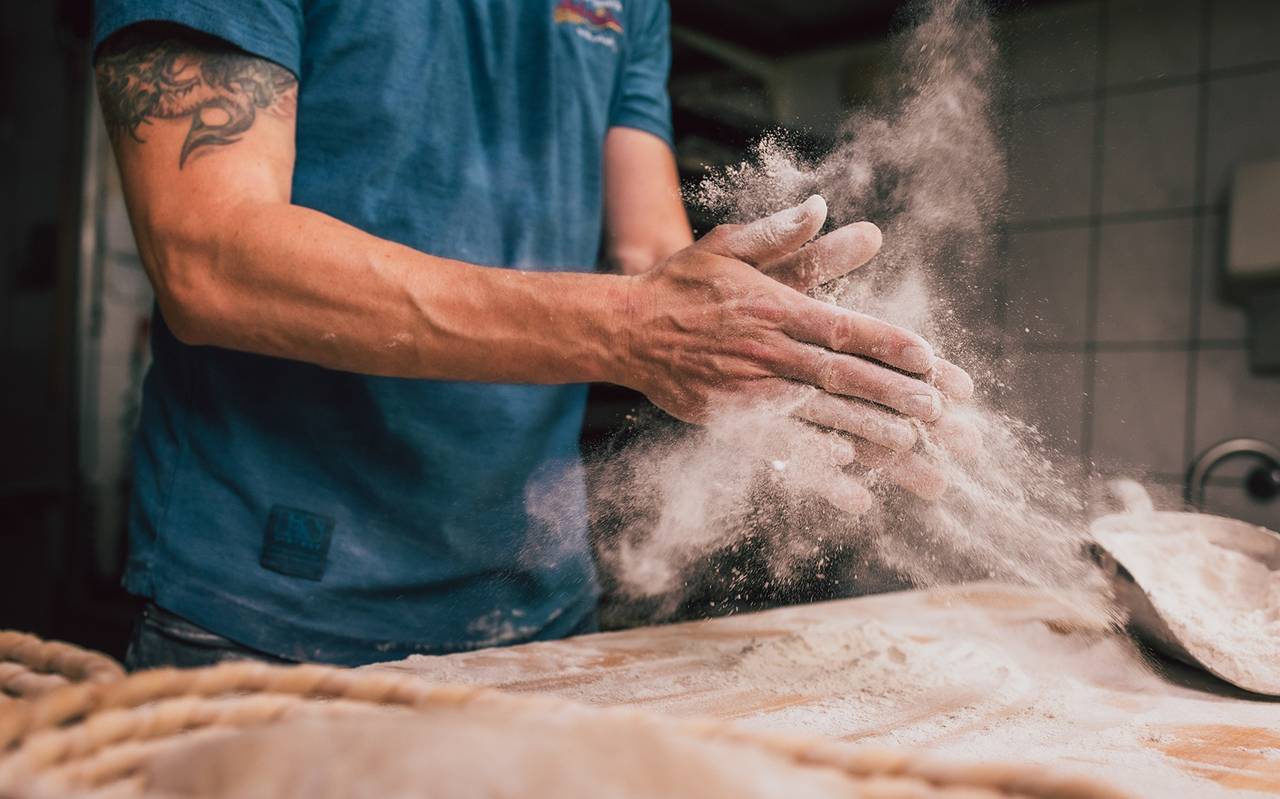 Bäckerei Brot backen