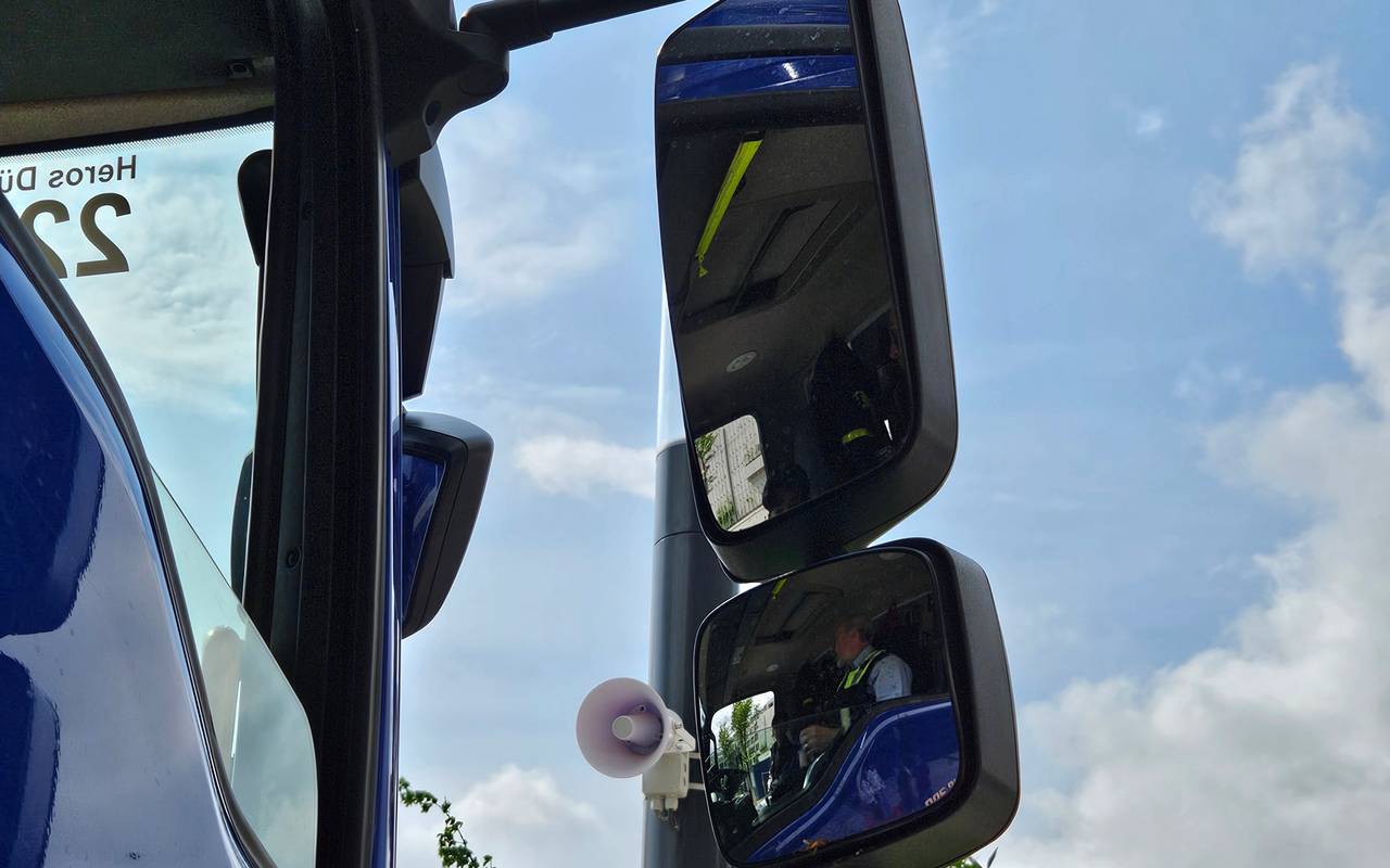 Außenspiegel THW LKW