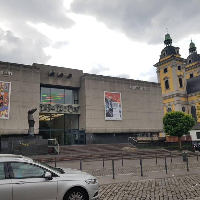 Die Kunsthalle am Grabbeplatz in der Düsseldorfer Altstadt.