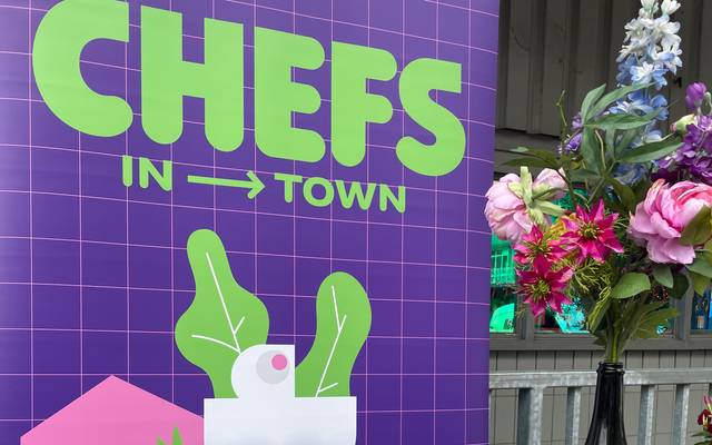 Das Plakat von Chefs in Town