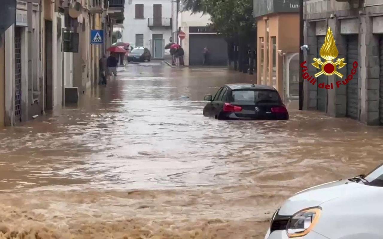 Unwetter in Italien: Viele Straßen überschwemmt