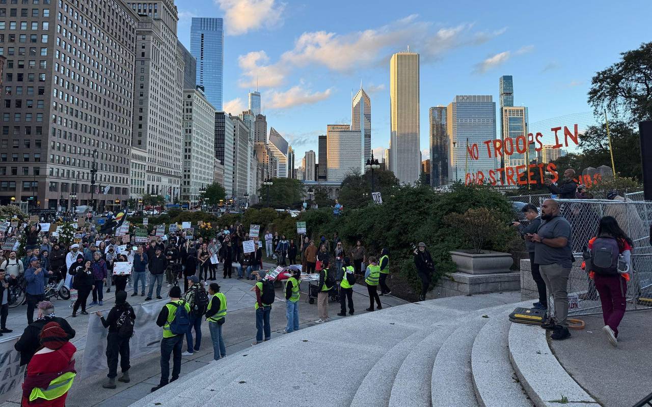Demonstration in Chicago