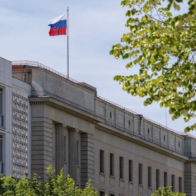 Die russische Botschaft in Berlin
