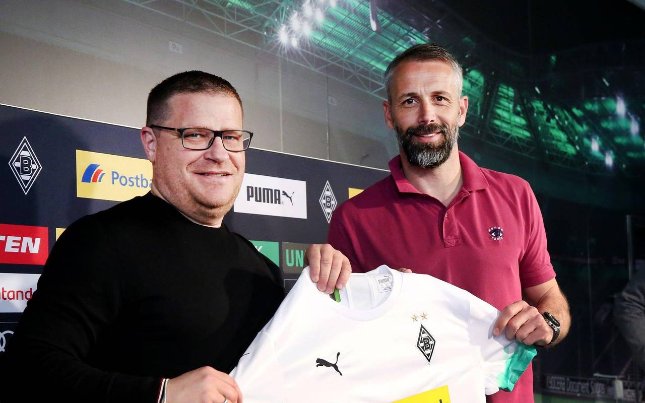 Max Eberl und Marco Rose