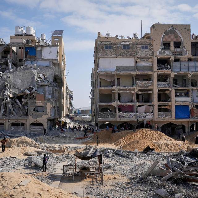 Nahostkonflikt - Grabungsarbeiten in Chan Junis