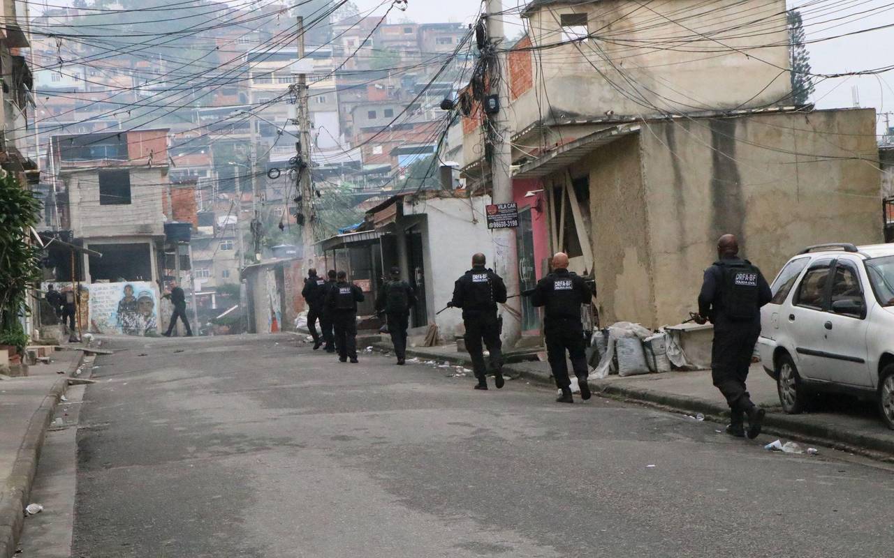Polizeieinsatz in Favelas in Rio de Janeiro