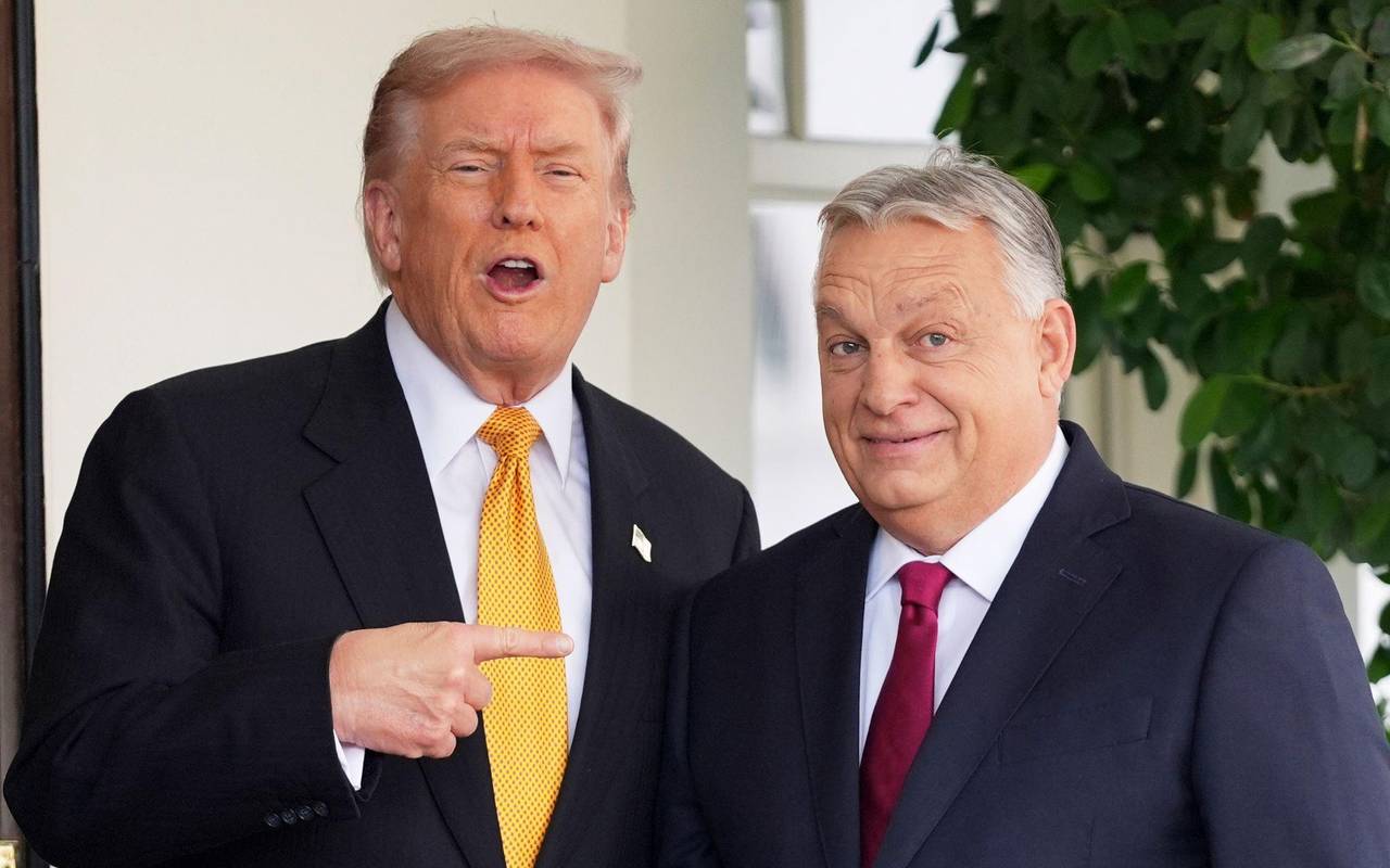 Ungarns Regierungschef Orban im Weißen Haus