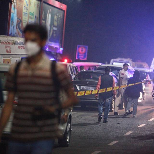 Autoexplosion in Neu Delhi