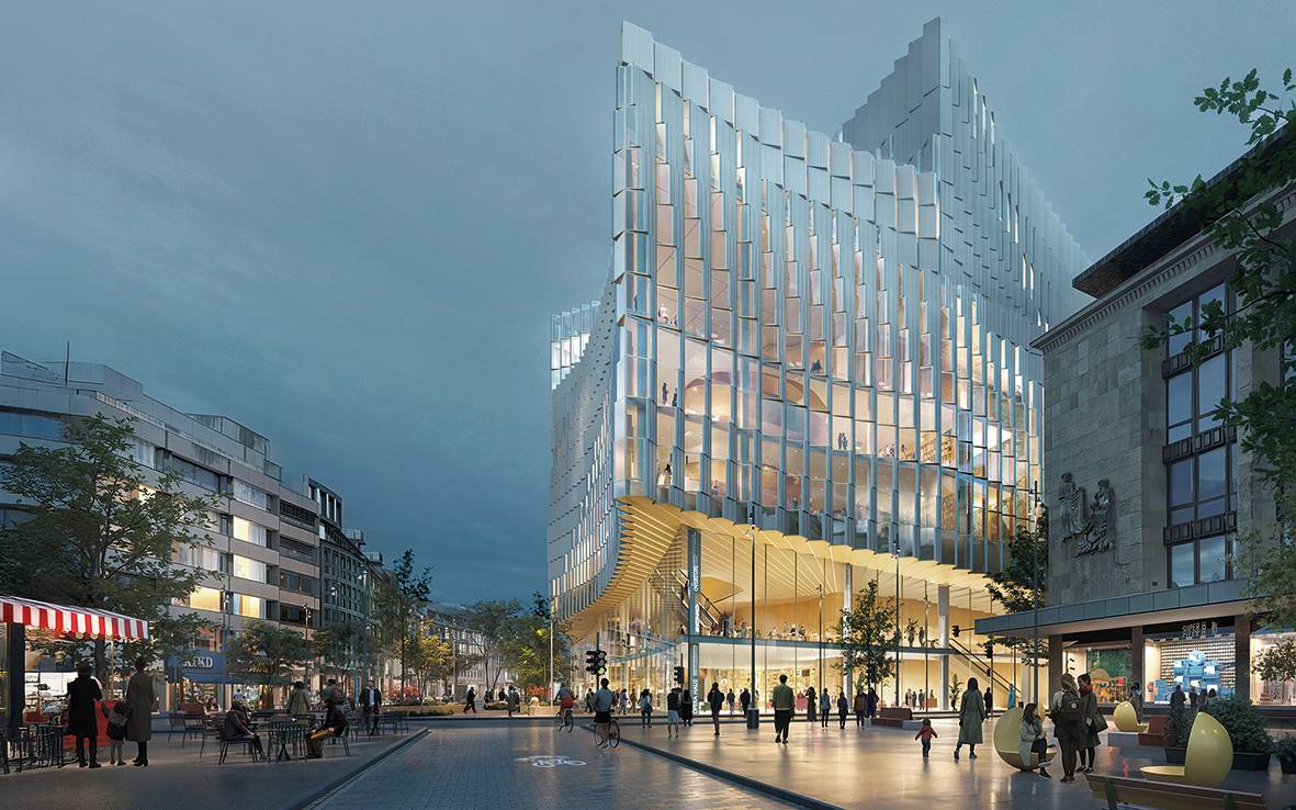 "kister scheithauer gross architekten GmbH" aus Köln belegt mit seinem Entwurf den 3. Platz des Generalplanungswettbewerbs "Opernhaus der Zukunft"