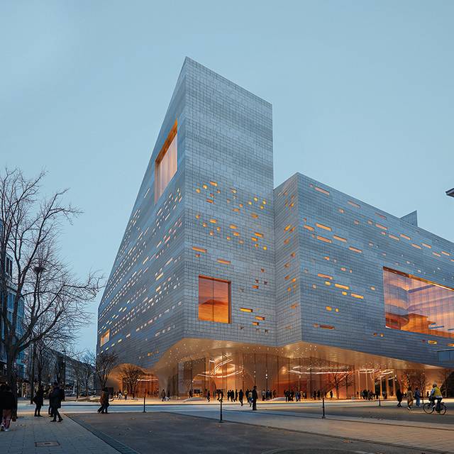 Der 1. Platz beim Generalplanungswettbewerb "Opernhaus der Zukunft": Der Entwurf des Architekturbüros "Snøhetta Oslo AS" aus Oslo.