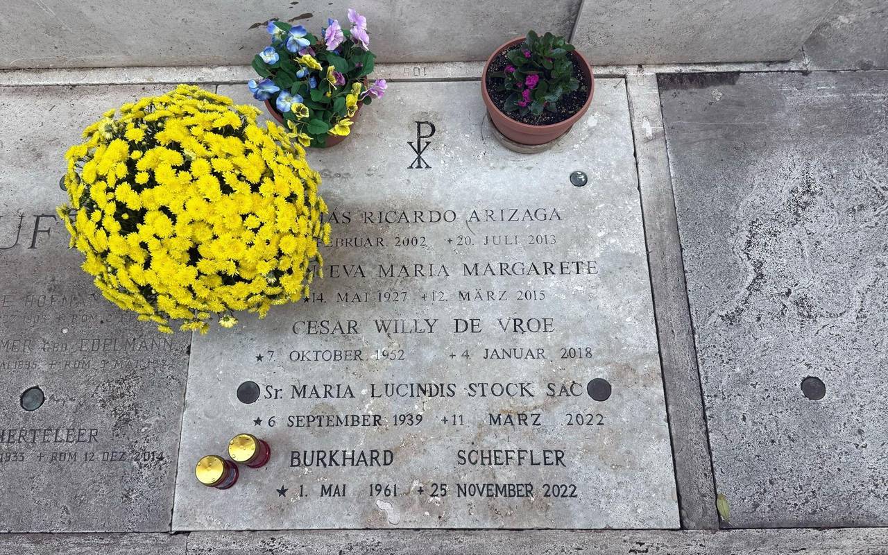 Grab des deutschen Obdachlosen Burkhard Scheffler