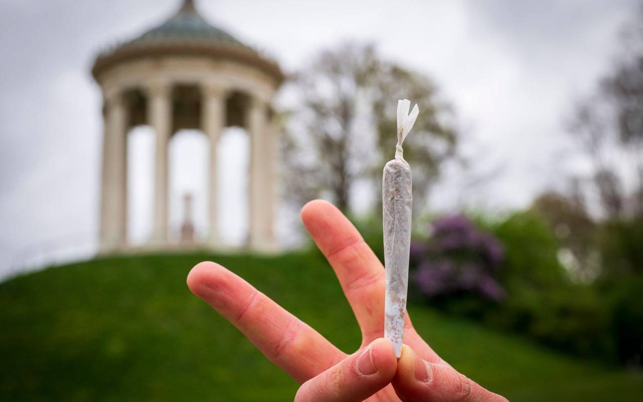 Kiffen im Englischen Garten