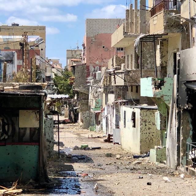 Lage im palästinensischen Lager Ain al-Hilwah im Libanon