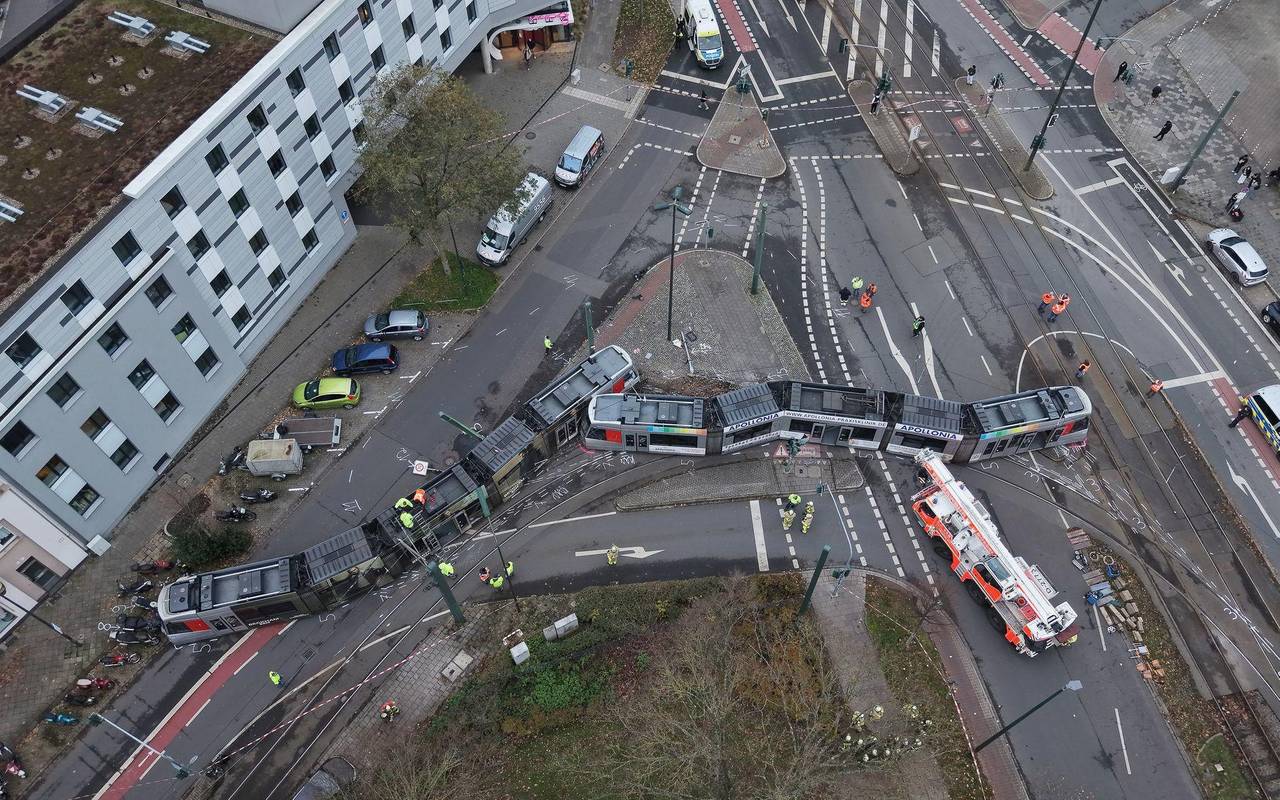 Straßenbahnunfall in Düsseldorf