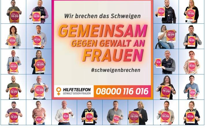 Internationaler Tag gegen Gewalt an Frauen - Polizei Düsseldorf macht auf Hilfsangebot aufmerksam