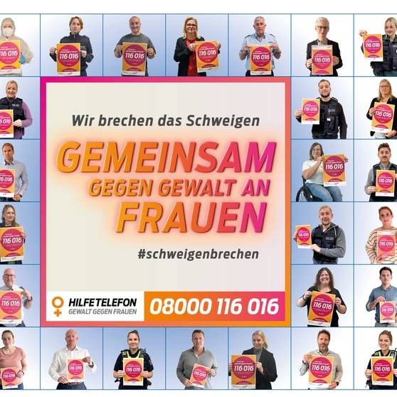 Internationaler Tag gegen Gewalt an Frauen - Polizei Düsseldorf macht auf Hilfsangebot aufmerksam
