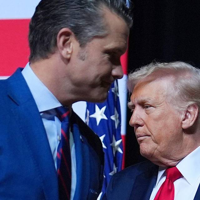 US-Präsident Donald Trump und Pentagon-Chef Pete Hegseth