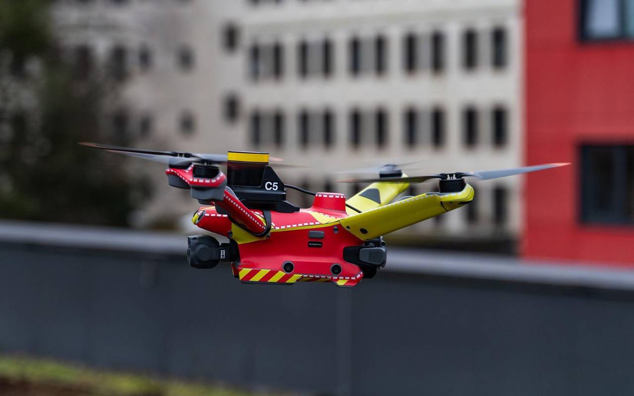 Pilotprojekt in München - Drohnen fliegen Feuerwehr voraus