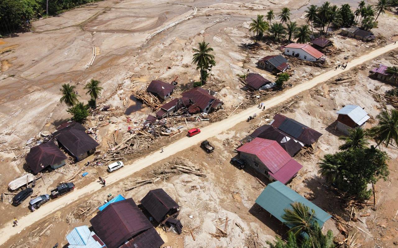 Sturzflut in Indonesien