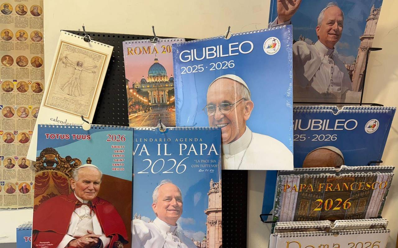 Kalender mit Päpsten
