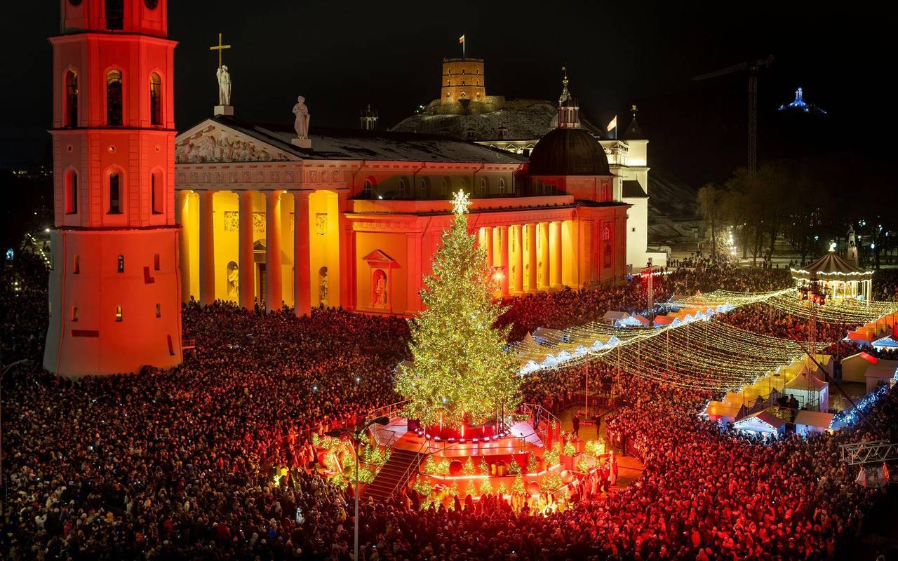 Weihnachtsbaum in Litauen