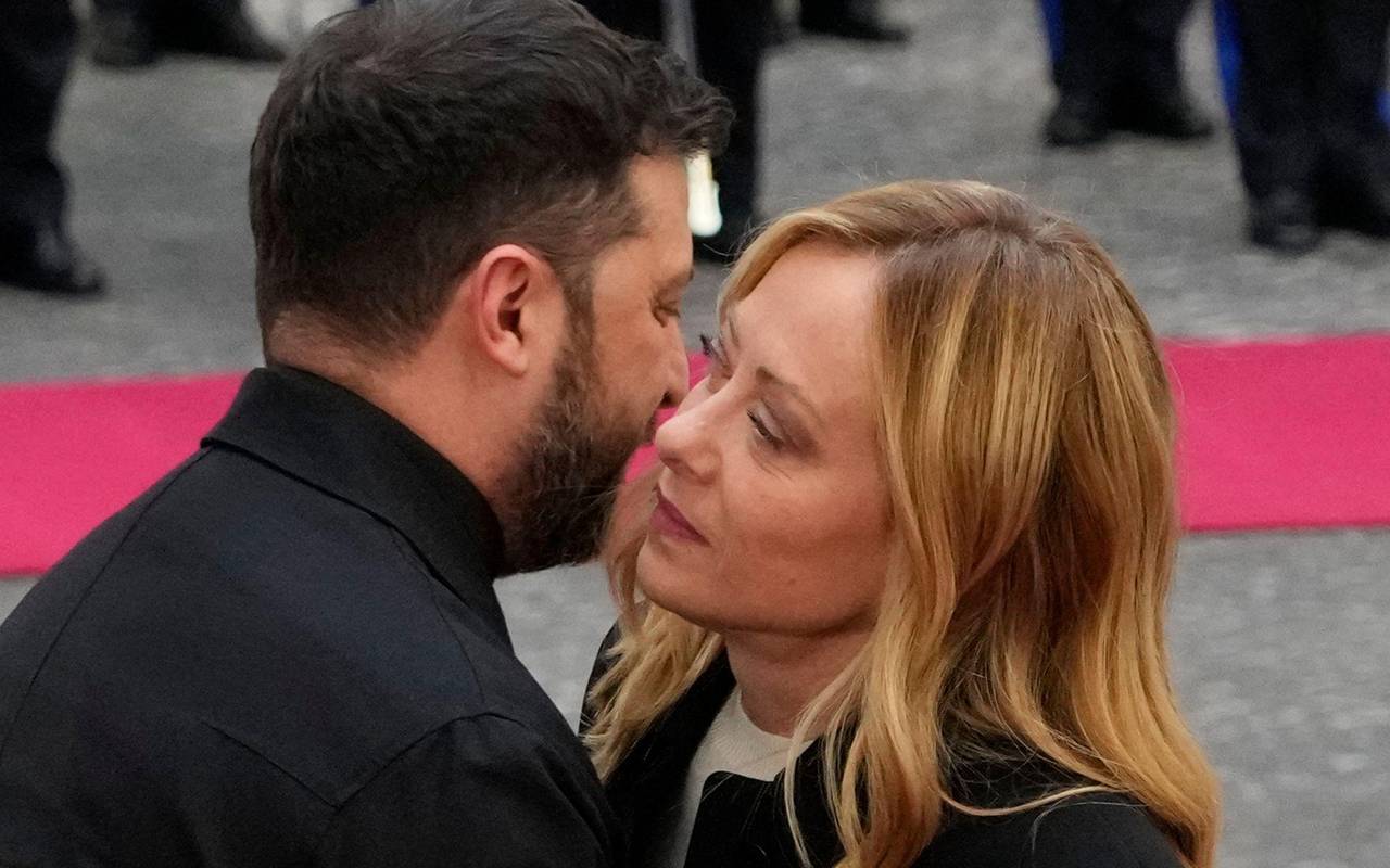 Präsident Selenskyj in Rom