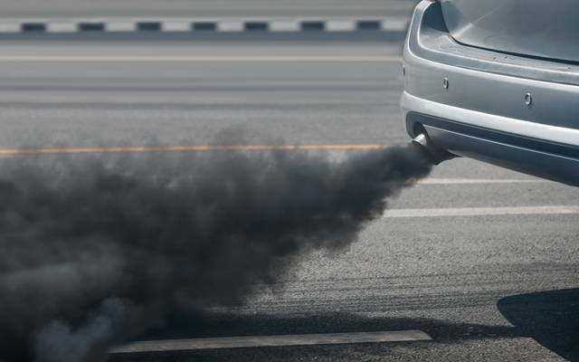 Luftverschmutzung durch Auspuff