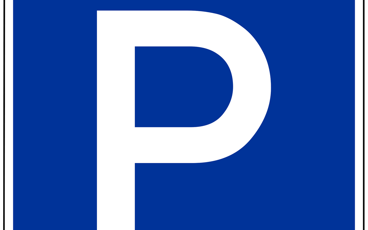 Ein Parkplatzschild