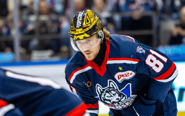 DEG-Neuzugang Ryan Olsen im Trikot der Kassel Huskies.