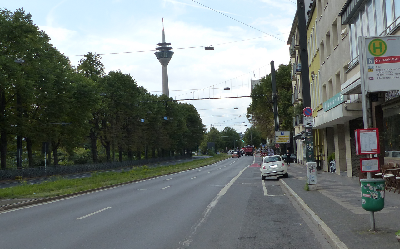 Haroldstraße bekommt Protected Bike Lane