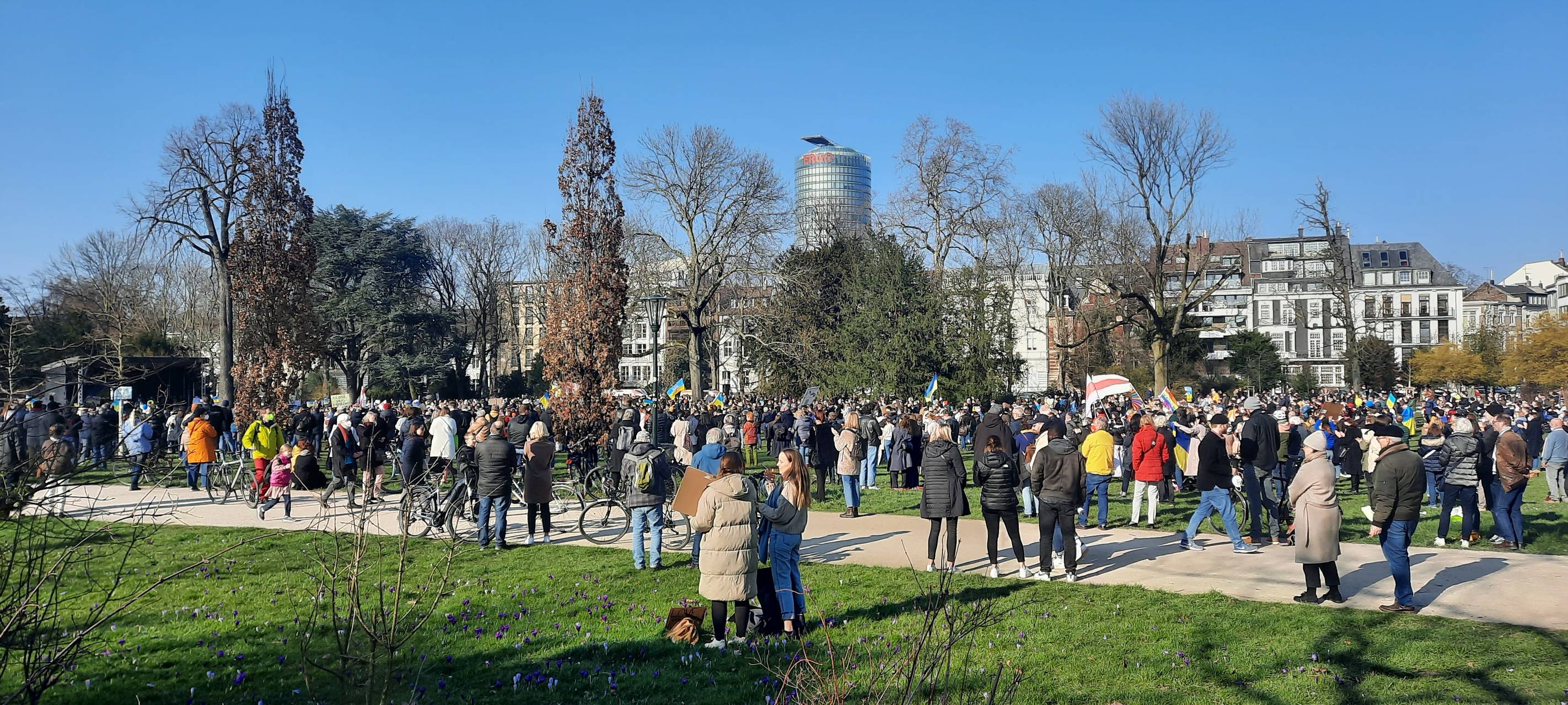 Demo-Samstag: insgesamt waren rund 10.000 Menschen unterwegs