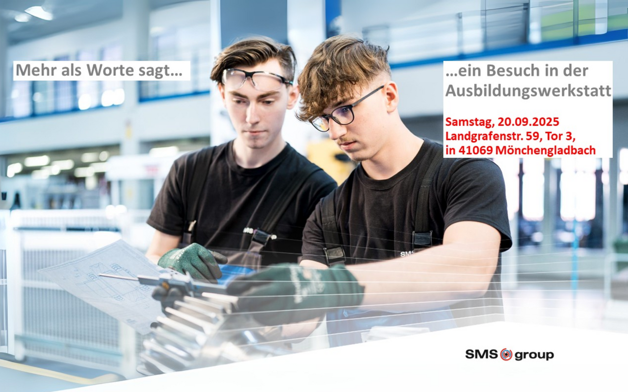 Ein Besuch in der Ausbildungswerkstatt der SMS group