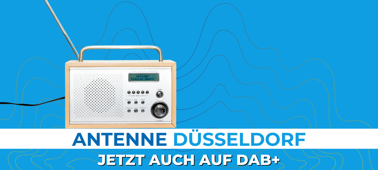 Auf einen Blick:  Antenne Düsseldorf jetzt auf DAB+