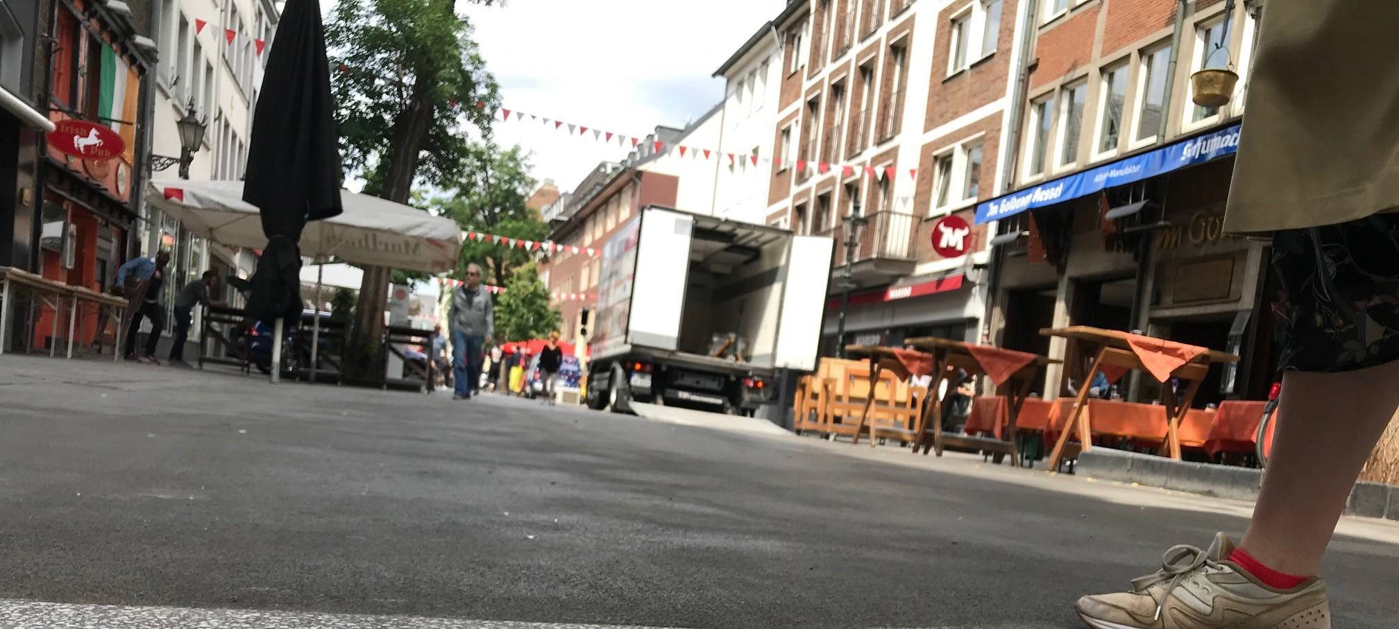 Stresstest für neues Altstadtpflaster