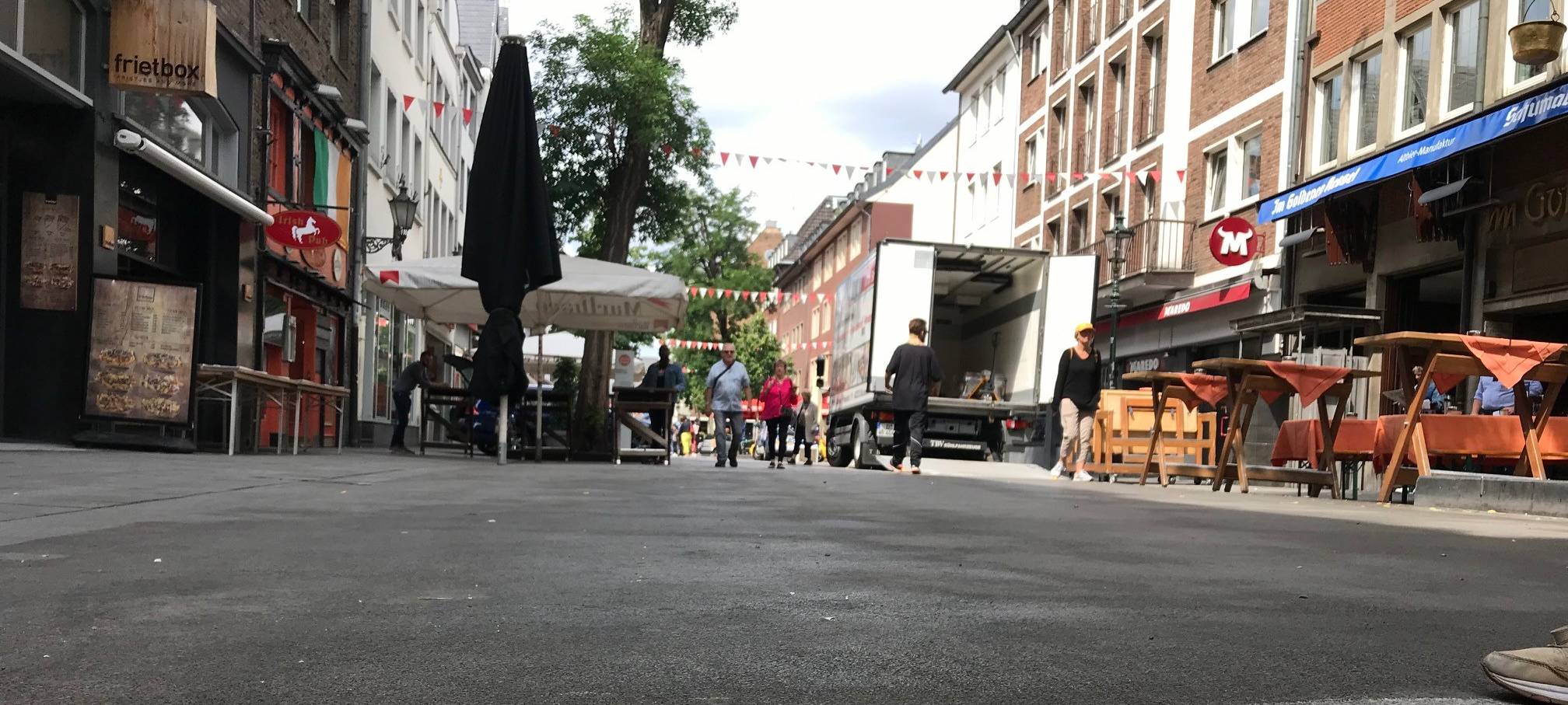 Stresstest für neues Altstadtpflaster