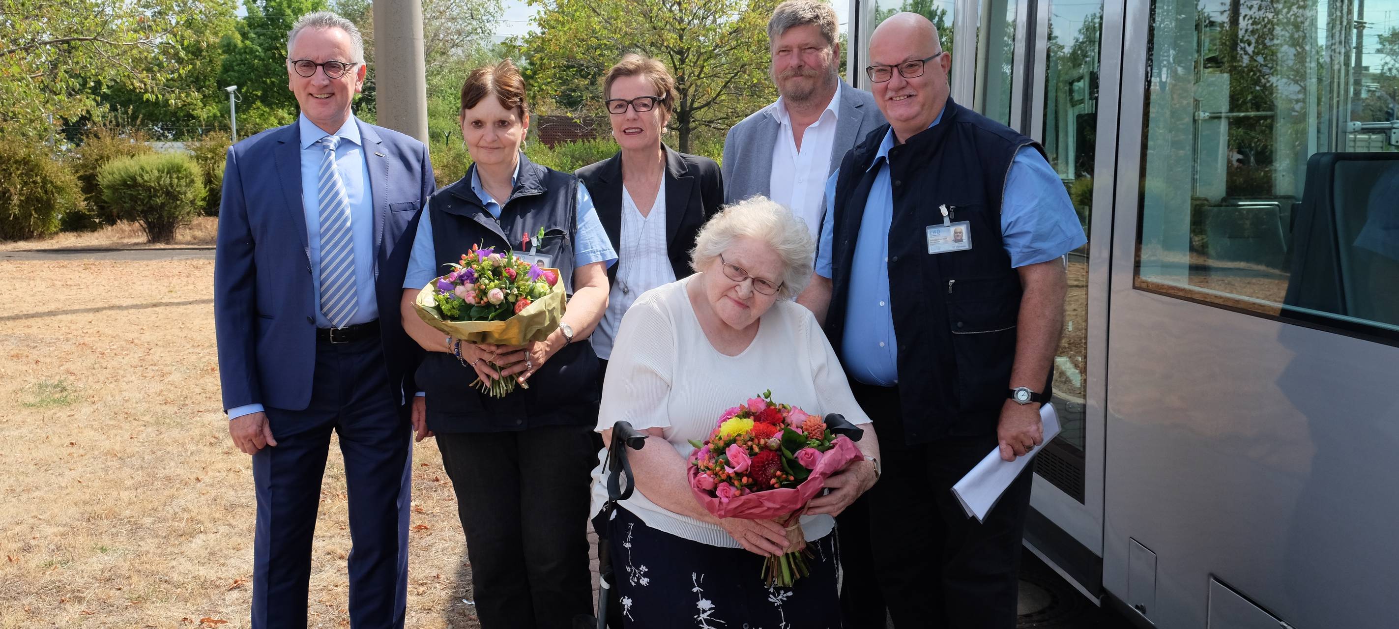 Jubiläum beim Begleitservice in der Rheinbahn
