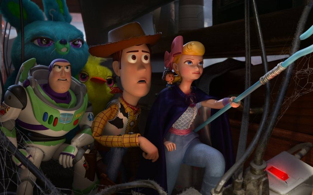 Cowboy Woody hat alle seine Freunde zusammengetrommelt. 