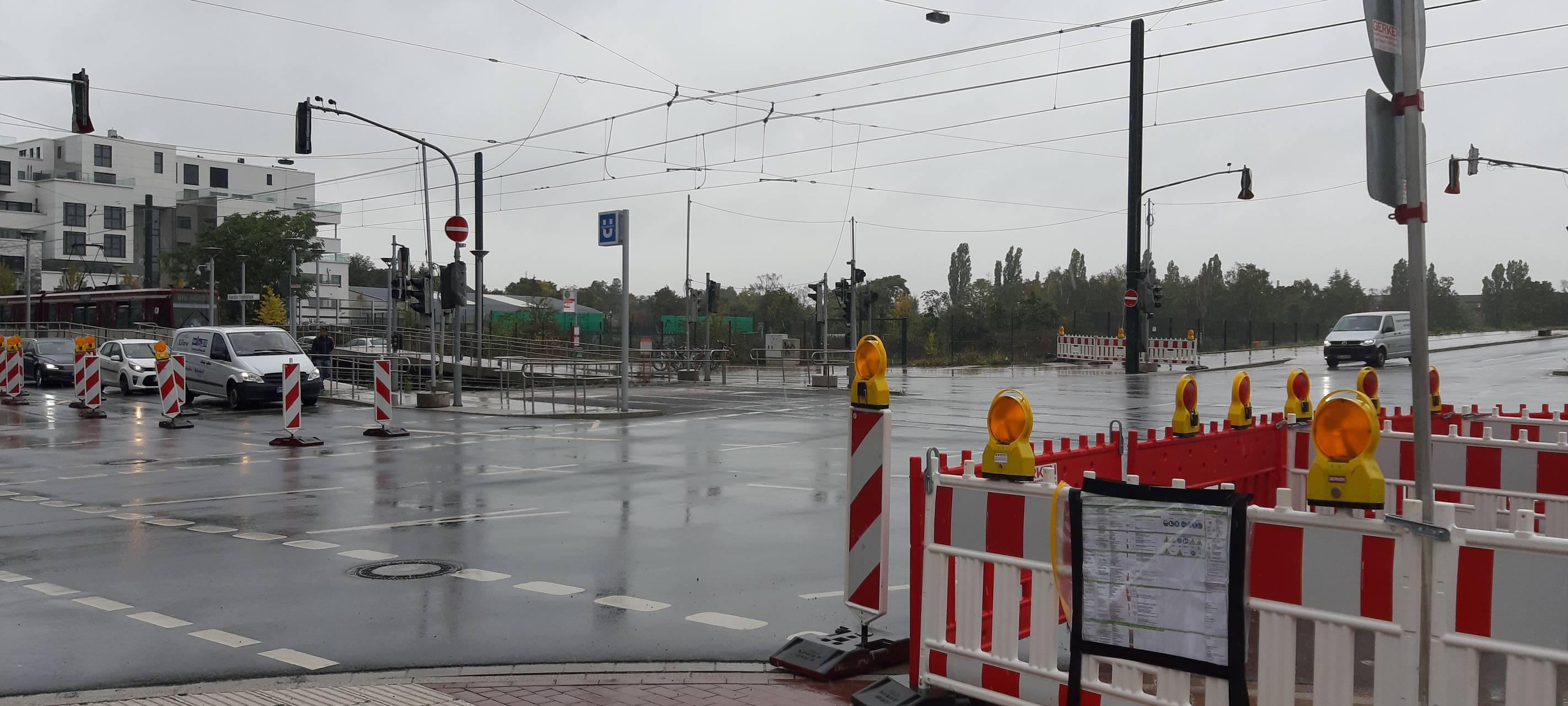 Wochenend-Baustelle in Düsseldorf-Heerdt